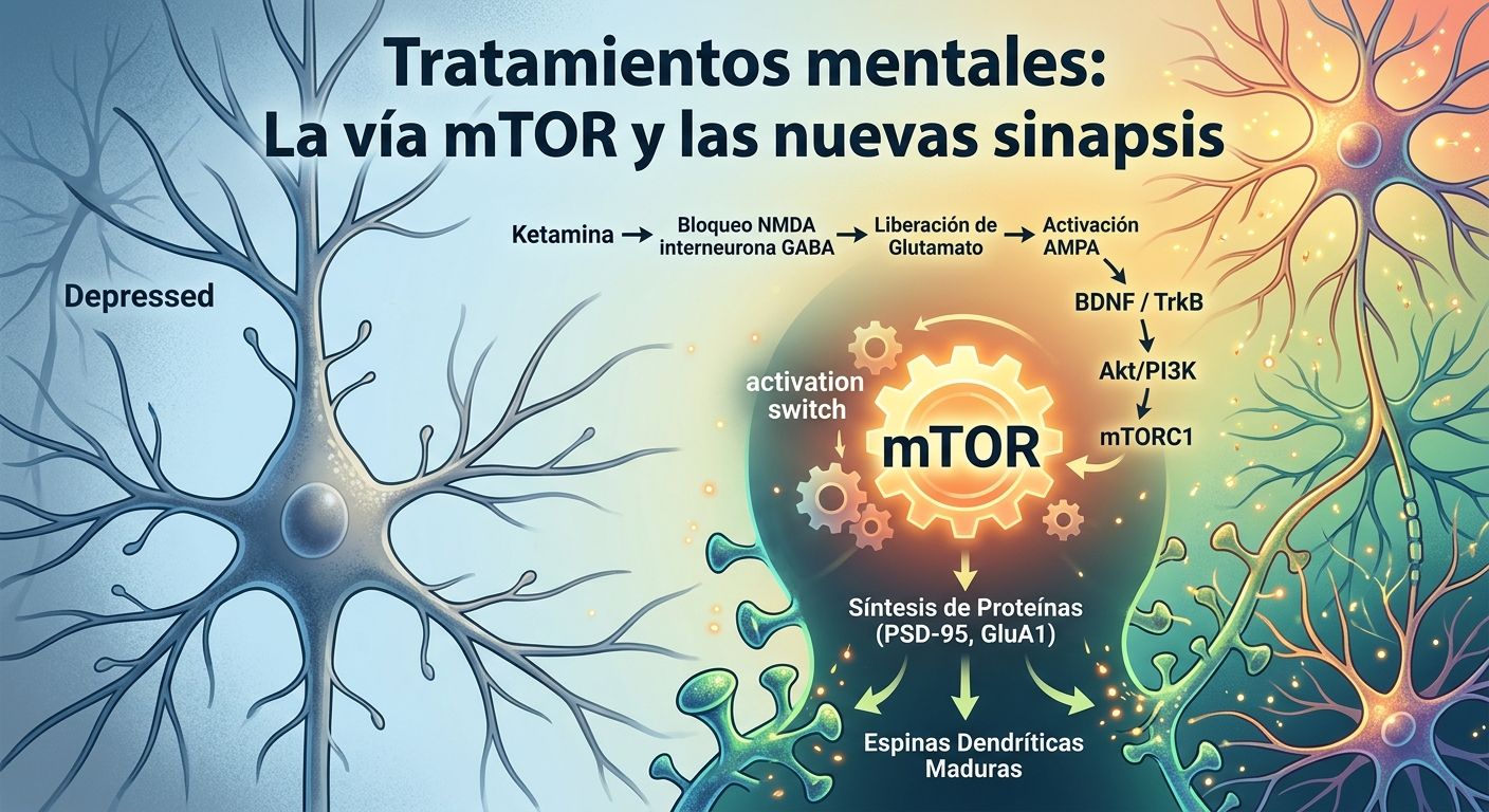 Tratamiento vía mTOR y las nuevas sinapsis