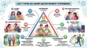 Los 7 Tipos de amor según Robert Sternberg